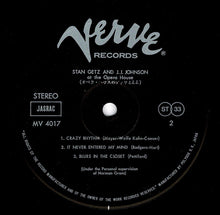 Load image into Gallery viewer, Stan Getz, J.J. Johnson - At The Opera House (LP Record / Used)
