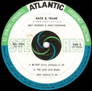 Milt Jackson, John Coltrane - Bags & Trane (LP Record / Used)