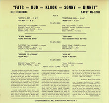 画像をギャラリービューアに読み込む, Fats Navarro - Fats-Bud-Klook-Sonny-Kinney (LP Record / Used)
