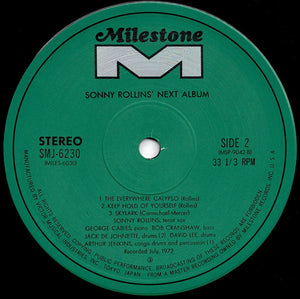Sonny Rollins - Next Album (LP Record / Used)