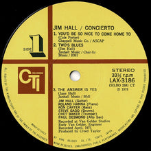 Load image into Gallery viewer, Jim Hall - Concierto (LP Record / Used)
