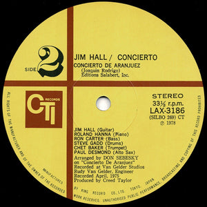 Jim Hall - Concierto (LP Record / Used)