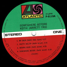 Load image into Gallery viewer, Keith Jarrett - Somewhere Before (LP Record / Used)
