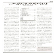 画像をギャラリービューアに読み込む, Sonny Rollins - Way Out West (LP Record / Used)
