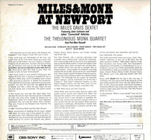 画像をギャラリービューアに読み込む, Miles Davis, Thelonious Monk - Miles &amp; Monk At Newport (LP Record / Used)
