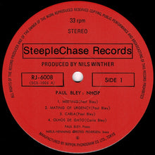 画像をギャラリービューアに読み込む, Paul Bley, NHØP - Paul Bley / NHØP (LP Record / Used)
