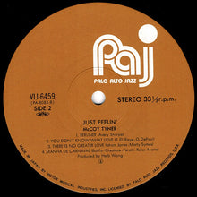 画像をギャラリービューアに読み込む, McCoy Tyner - Just Feelin' (LP Record / Used)
