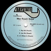 画像をギャラリービューアに読み込む, Max Roach - Solos (LP Record / Used)
