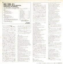 画像をギャラリービューアに読み込む, George Russell - New York, N.Y. (LP Record / Used)
