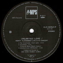 Load image into Gallery viewer, Monty Alexander - Unlimited Love (Live &amp; In Concert) (LP Record / Used)
