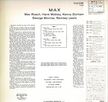画像をギャラリービューアに読み込む, Max Roach Quintet - Max (LP Record / Used)
