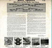画像をギャラリービューアに読み込む, Miles Davis - Bags Groove (LP Record / Used)
