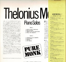 Load image into Gallery viewer, Thelonious Monk - Pure Monk (Piano Solos) (LP Record / Used)
