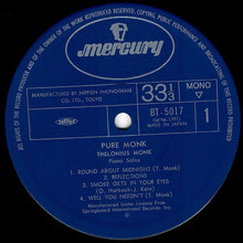 Load image into Gallery viewer, Thelonious Monk - Pure Monk (Piano Solos) (LP Record / Used)
