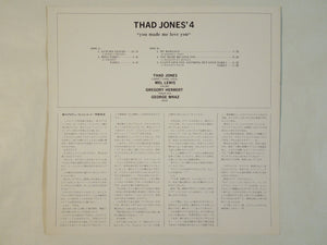 Thad Jones Quartet - You Made Me Love You (LP-Vinyl Record/Used)