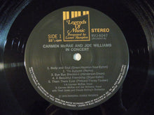 Load image into Gallery viewer, Carmen McRae &amp; Joe Williams - Carmen McRae And Joe Williams In Concert (LP-Vinyl Record/Used)
