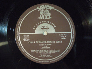 Frank Wess - Opus De Blues (LP-Vinyl Record/Used)