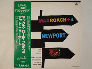 Max Roach - Max Roach + 4 At Newport (LP-Vinyl Record/Used)