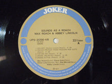 Laden Sie das Bild in den Galerie-Viewer, Max Roach, Abbey Lincoln - Sounds As A Roach (LP-Vinyl Record/Used)
