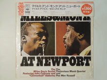 Load image into Gallery viewer, Miles Davis, Thelonious Monk - Miles &amp; Monk At Newport (LP-Vinyl Record/Used)
