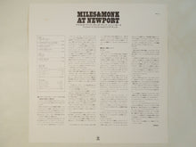 画像をギャラリービューアに読み込む, Miles Davis, Thelonious Monk - Miles &amp; Monk At Newport (LP-Vinyl Record/Used)
