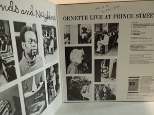 Ornette Coleman - Friends And Neighbors - Ornette Live At Prince Street (Gatefold LP-Vinyl Record/Used)