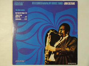 John Coltrane - Selflessness Featuring My Favorite Things (Gatefold LP-Vinyl Record/Used)
