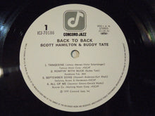 画像をギャラリービューアに読み込む, Scott Hamilton, Buddy Tate - Back To Back (LP-Vinyl Record/Used)
