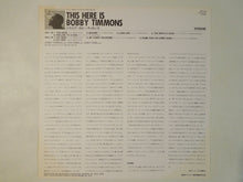 画像をギャラリービューアに読み込む, Bobby Timmons - This Here Is Bobby Timmons (LP-Vinyl Record/Used)
