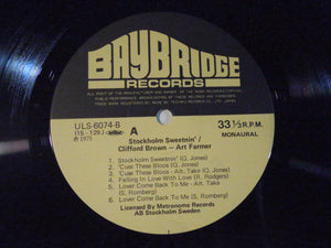 Clifford Brown, Art Farmer - Stockholm Sweetnin' (LP-Vinyl Record/Used)