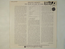 画像をギャラリービューアに読み込む, Ornette Coleman - The Shape Of Jazz To Come (LP-Vinyl Record/Used)
