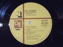 画像をギャラリービューアに読み込む, Paul Desmond - Pure Desmond (LP-Vinyl Record/Used)
