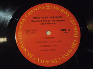 Miles Davis - Miles Davis In Europe (LP-Vinyl Record/Used)