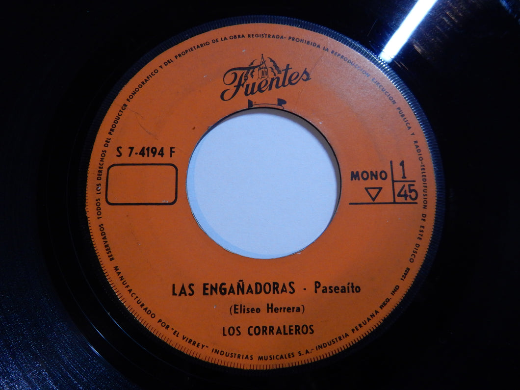 Los Corraleros de Majagual - Las Engañadoras / Chinito Rabioso (7inch-Vinyl Record/Used)