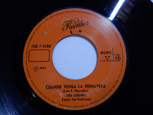 Los Lideres - Cuando Venga La Primavera / Puente Pumarejo (7inch-Vinyl Record/Used)