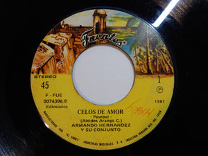 Armando Hernandez Y Su Conjunto - Celos De Amor / El Guarare De Nury (7inch-Vinyl Record/Used)