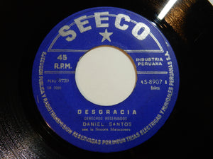 Daniel Santos - Desgracia / El Bobo De La Yuca (7inch-Vinyl Record/Used)