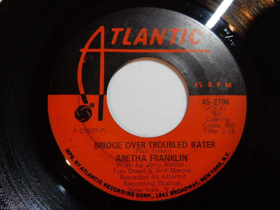 Aretha Franklin - Bridge Over Troubled Water / Brand New Me (7inch-Vinyl Record/Used)