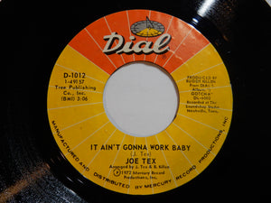 Joe Tex - It Ain't Gonna Work Baby / You Said A Bad Word (7inch-Vinyl Record/Used)
