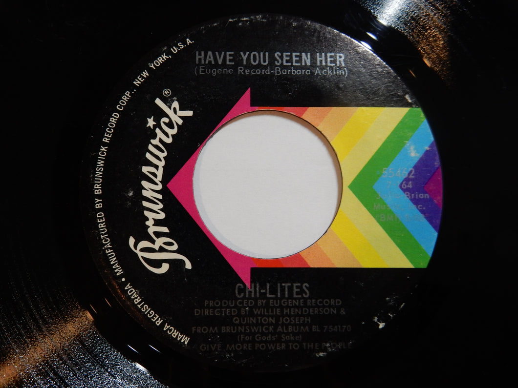 Chi-Lites - Have You Seen Her / Yes I'm Ready (If I Don't Get To Go) (7inch-Vinyl Record/Used)