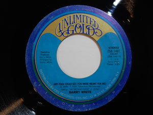 Barry White - Any Fool Could See (You Were Meant For Me) / You're The One I Need (7inch-Vinyl Record/Used)