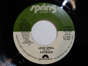 Fatback Band - Backstrokin' / Love Spell (7inch-Vinyl Record/Used)