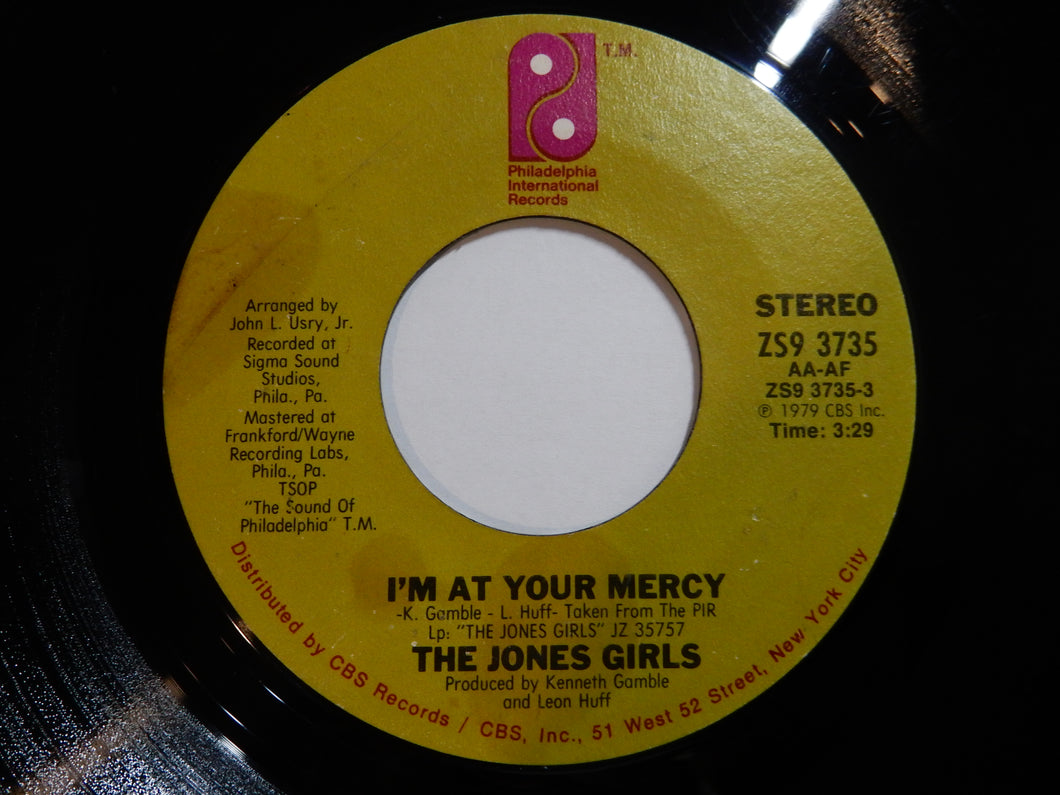 Jones Girls - I'm At Your Mercy / Life Goes On (7inch-Vinyl Record/Used)