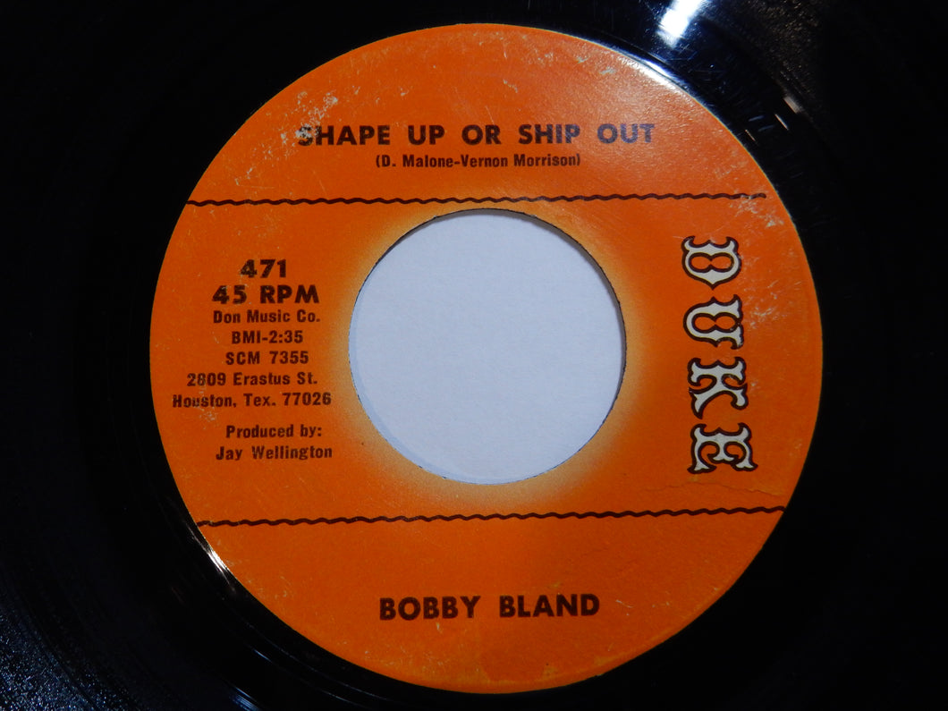 Bobby Bland - Shape Up Or Ship Out / The Love That We Share (Is True) (7inch-Vinyl Record/Used)