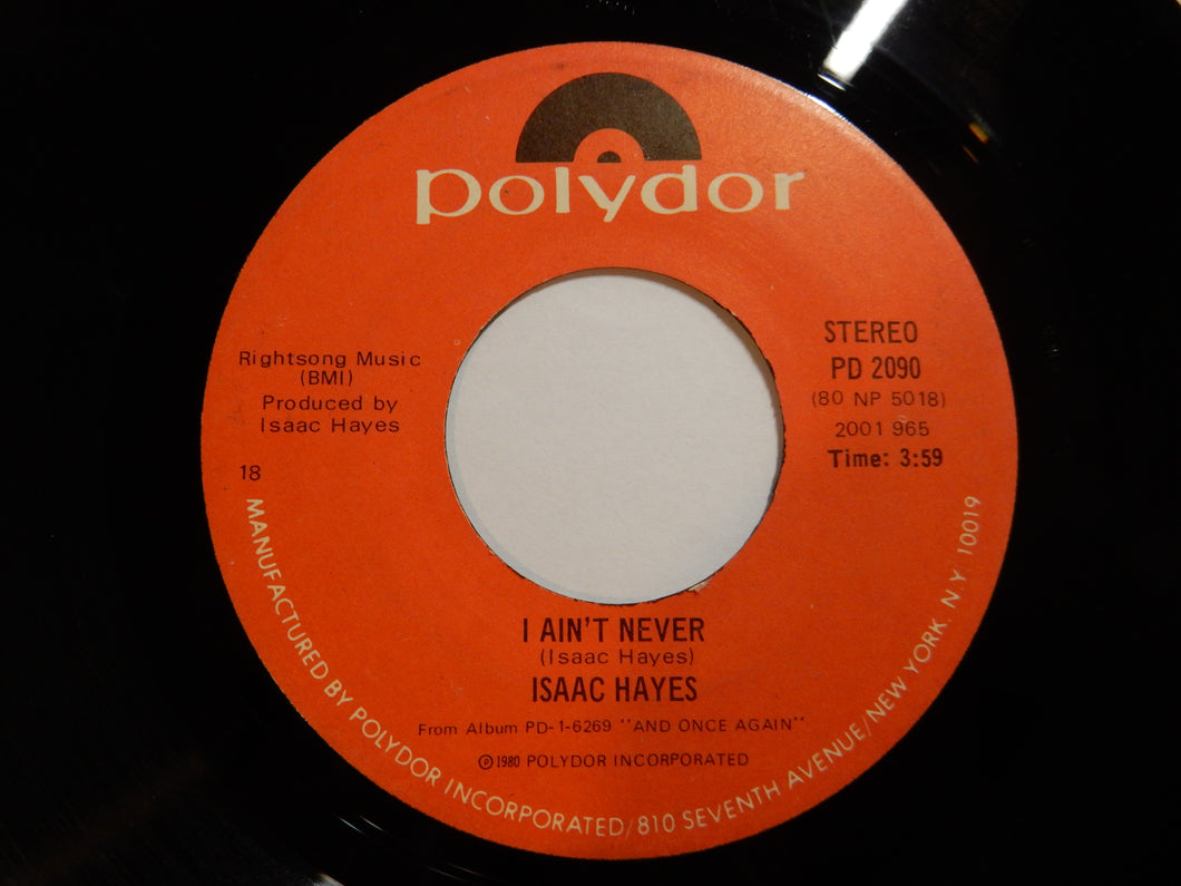 Isaac Hayes - I Ain't Never / Love Has Been Good To Us (7inch-Vinyl Record/Used)