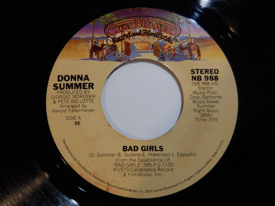 Donna Summer - Bad Girls / On My Honor (7inch-Vinyl Record/Used)