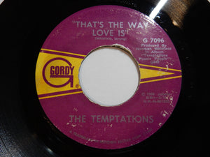 Temptations - Psychedelic Shack / That's The Way Love Is (7inch-Vinyl Record/Used)