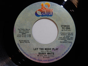 Barry White - Let The Music Play / (Instrumental) (7inch-Vinyl Record/Used)