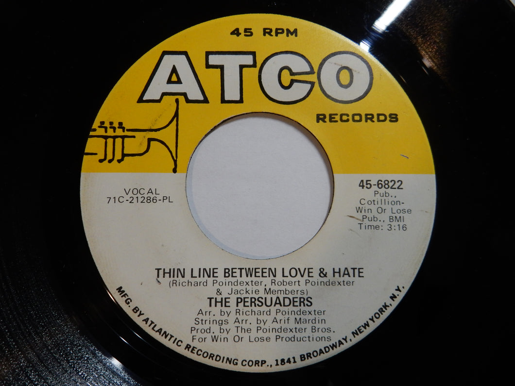 Persuaders - Thin Line Between Love & Hate / Thigh Spy (7inch-Vinyl Record/Used)