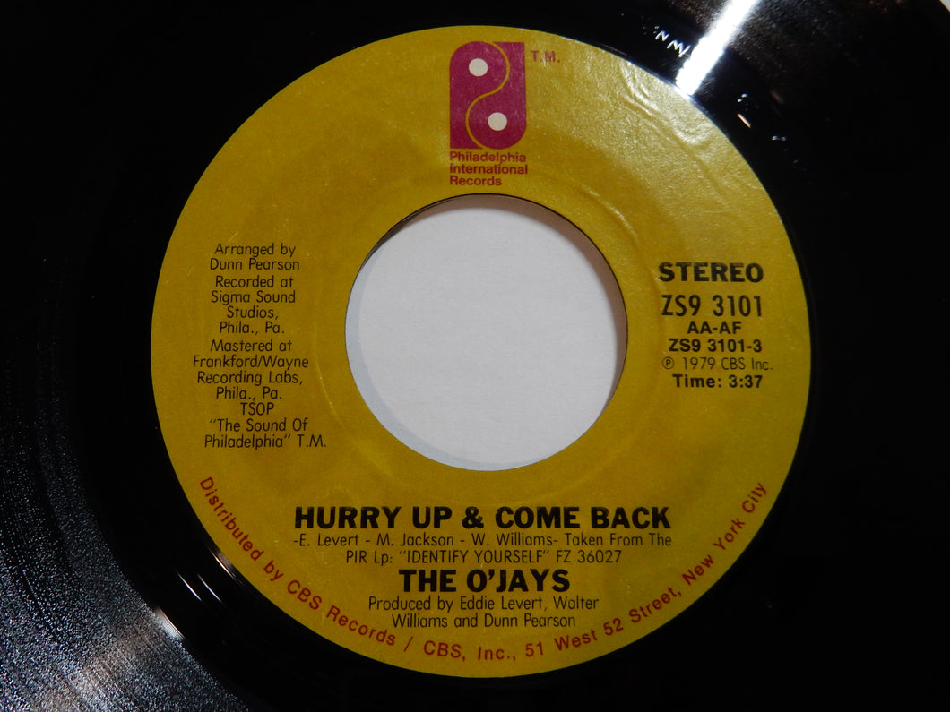 O'Jays - Hurry Up & Come Back / Identify (7inch-Vinyl Record/Used)